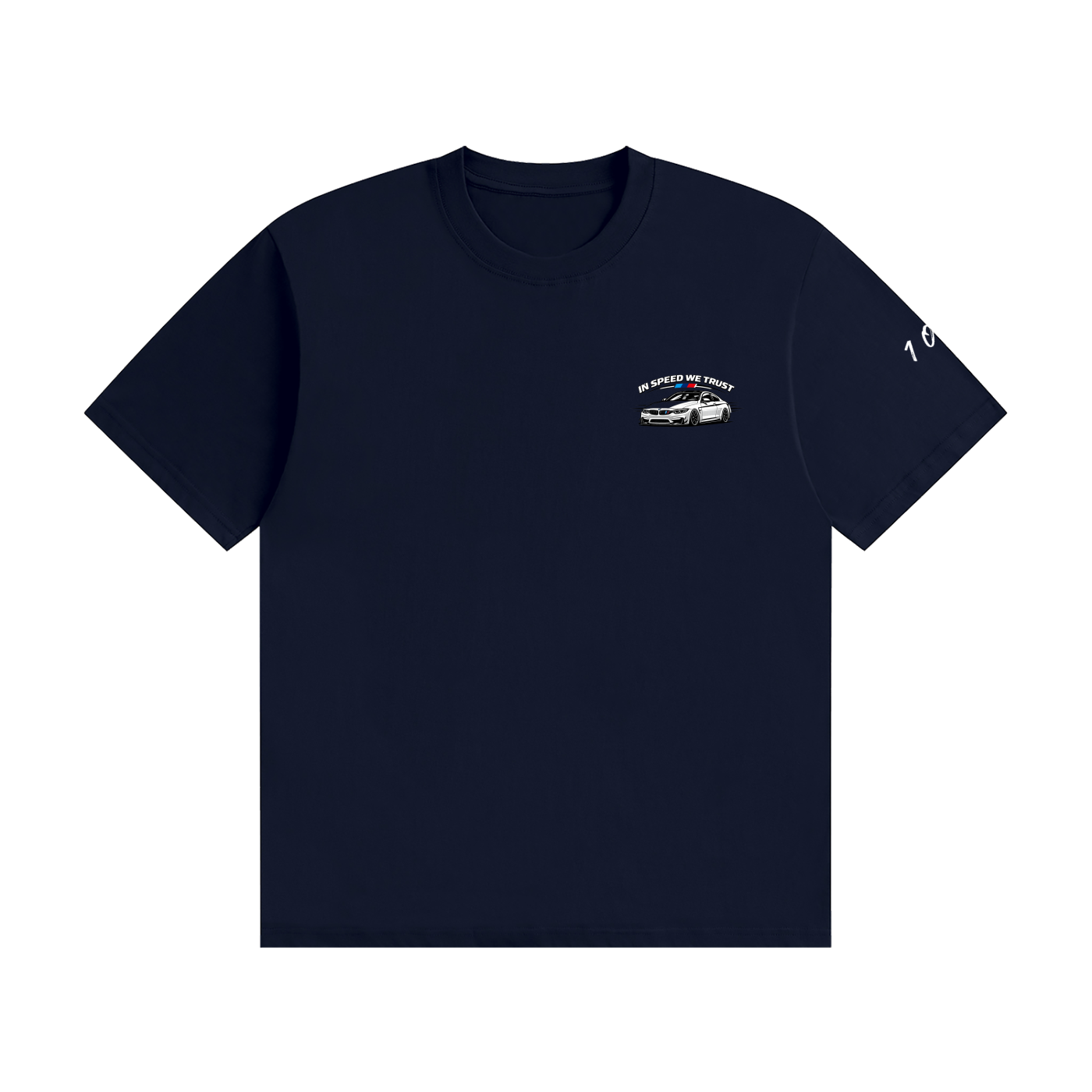 "In Speed We Trust" Seamless Cotton T-Shirt