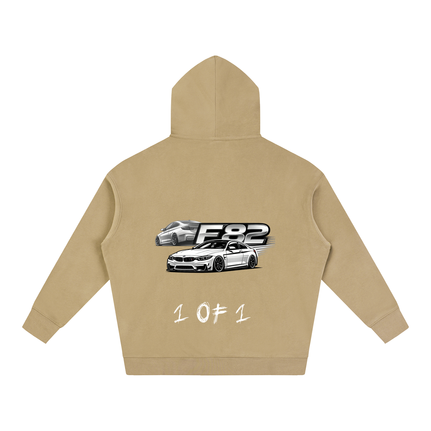 1 OF 1 F82 Oversize Fleeced Hoodie