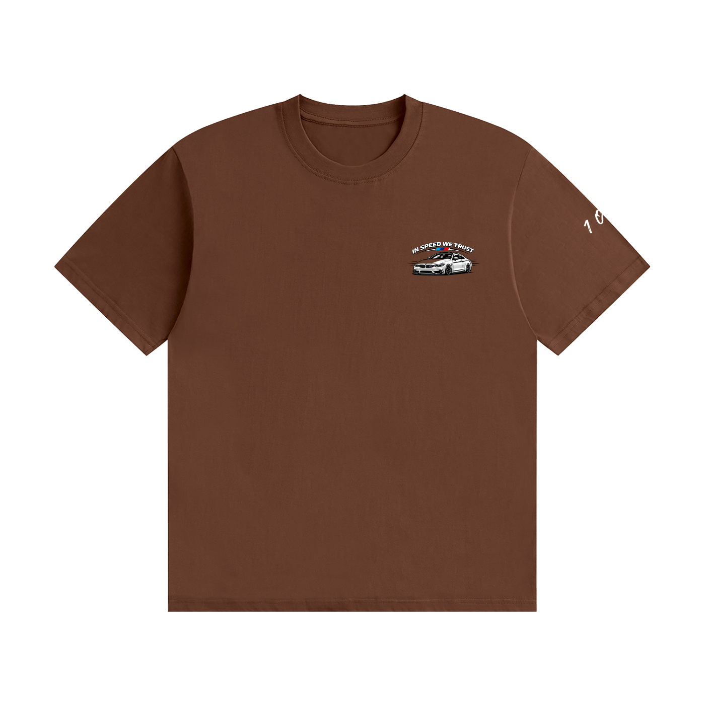 "In Speed We Trust" Seamless Cotton T-Shirt