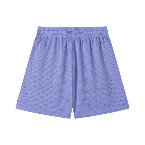 "In Speed We Trust" Mesh Drawstring Shorts