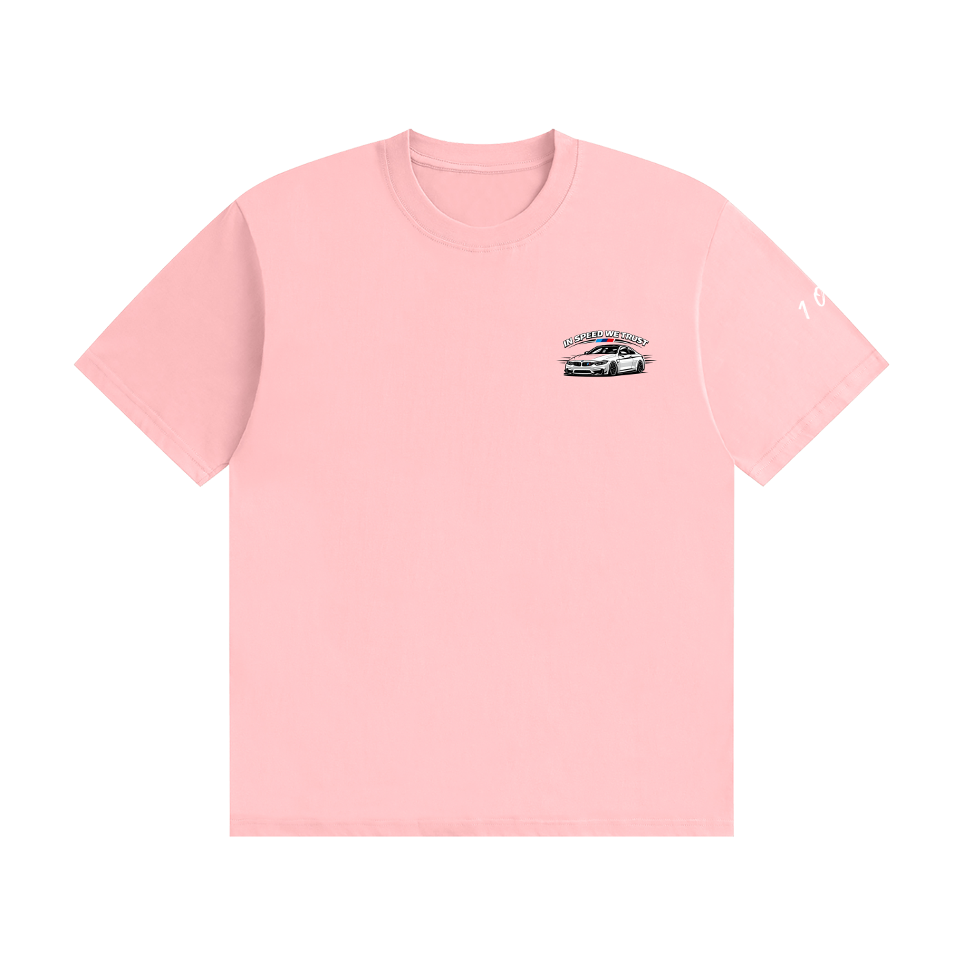 "In Speed We Trust" Seamless Cotton T-Shirt