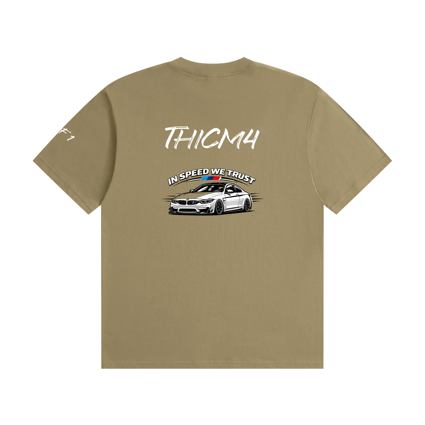 "In Speed We Trust" Seamless Cotton T-Shirt