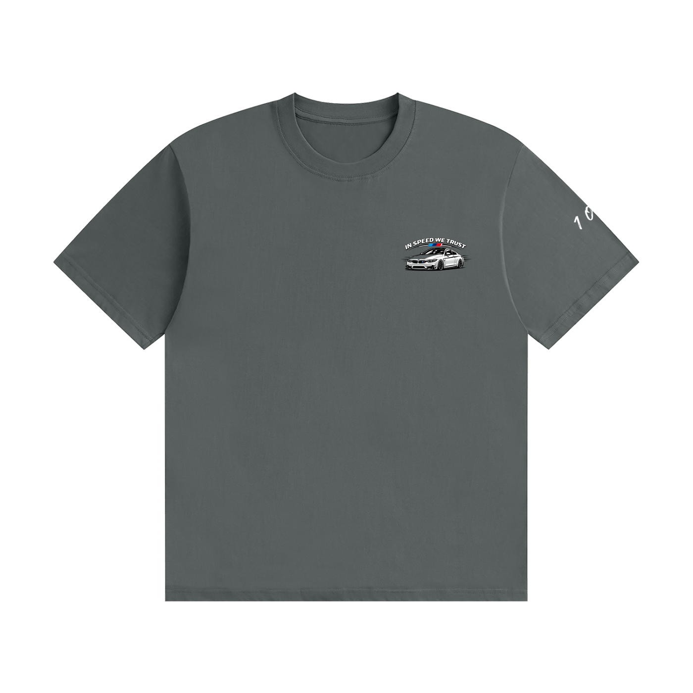 "In Speed We Trust" Seamless Cotton T-Shirt