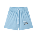 "In Speed We Trust" Mesh Drawstring Shorts