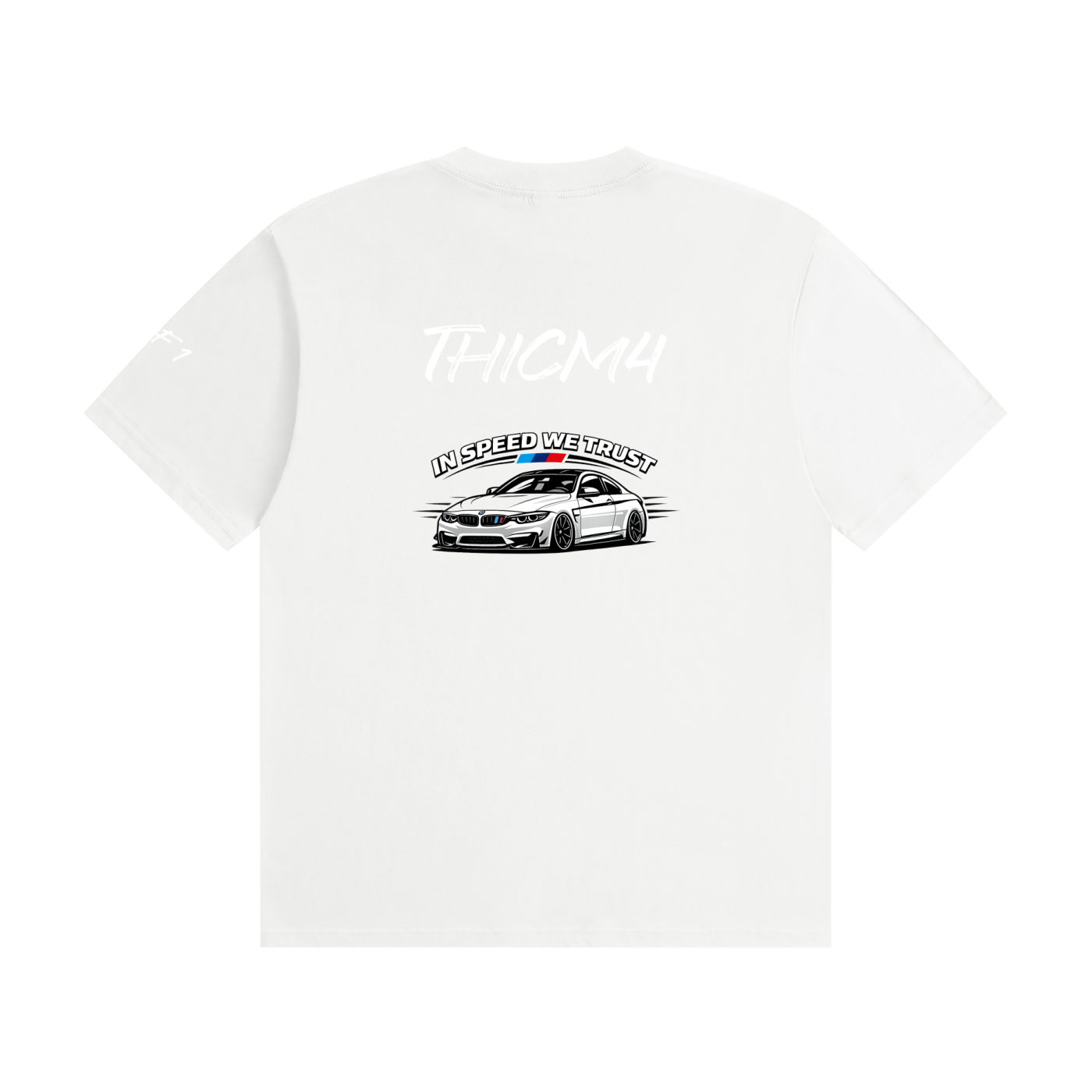 "In Speed We Trust" Seamless Cotton T-Shirt