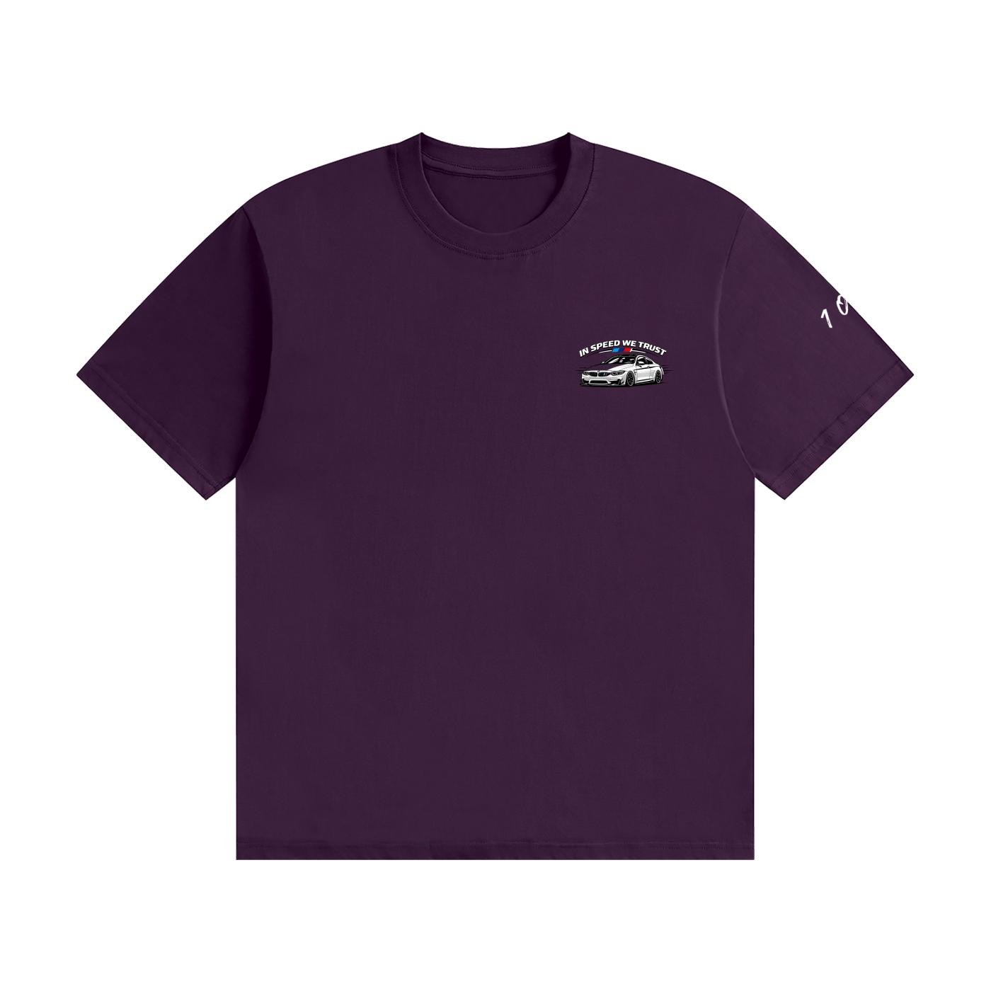 "In Speed We Trust" Seamless Cotton T-Shirt