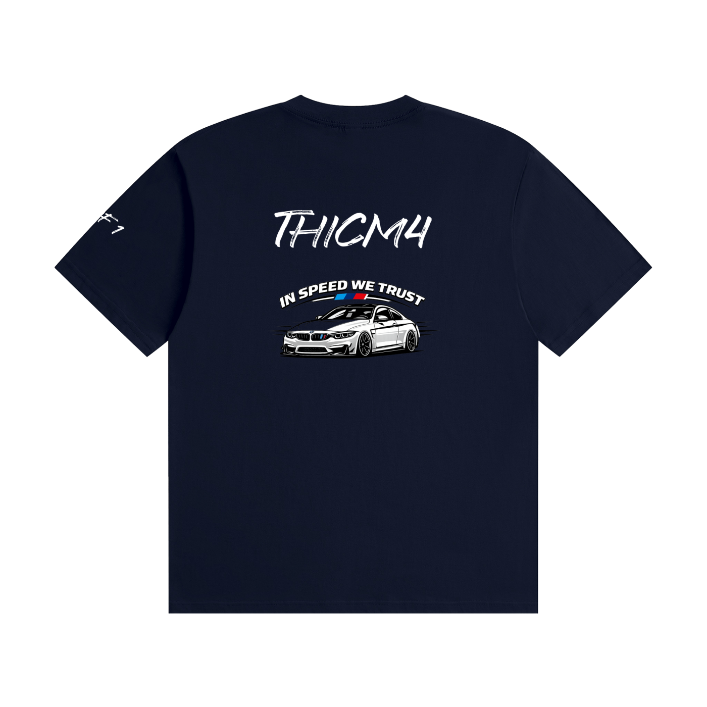 "In Speed We Trust" Seamless Cotton T-Shirt