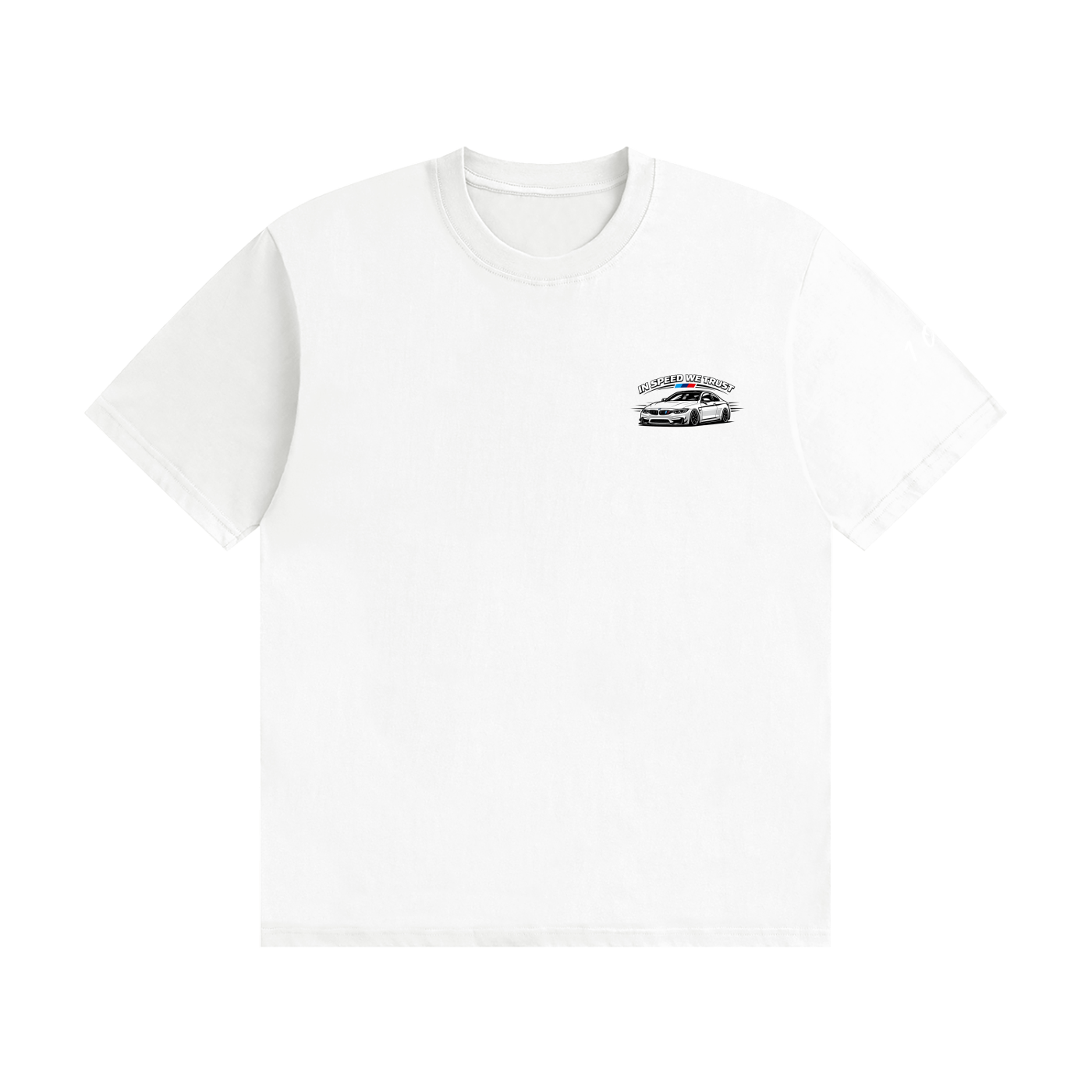 "In Speed We Trust" Seamless Cotton T-Shirt