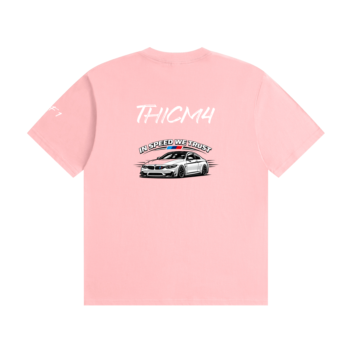 "In Speed We Trust" Seamless Cotton T-Shirt