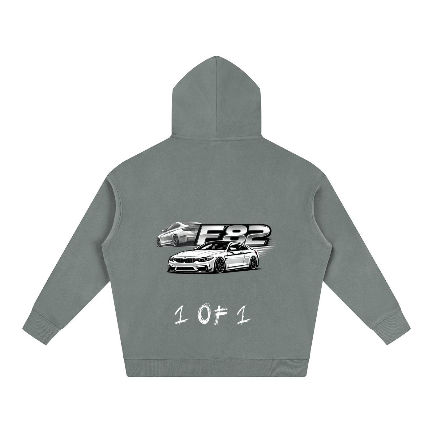 1 OF 1 F82 Oversize Fleeced Hoodie