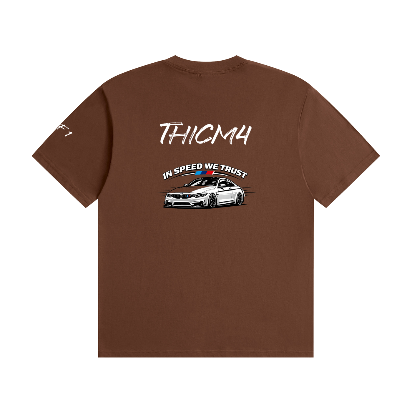 "In Speed We Trust" Seamless Cotton T-Shirt
