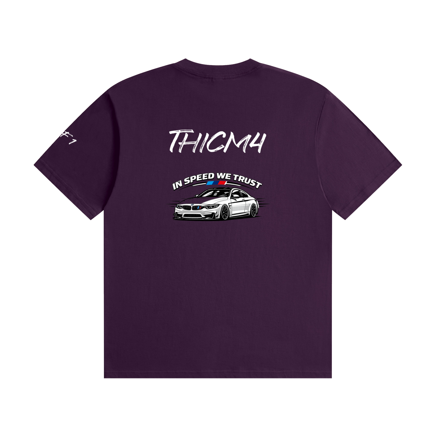 "In Speed We Trust" Seamless Cotton T-Shirt