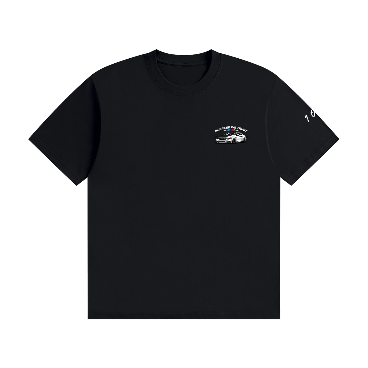 "In Speed We Trust" Seamless Cotton T-Shirt
